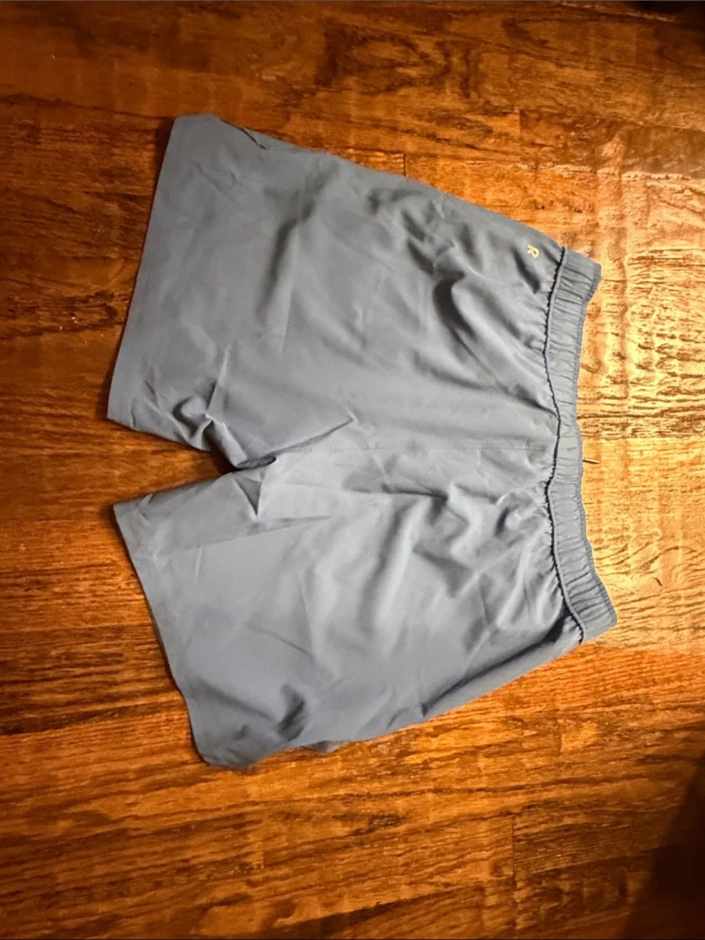 Men's Light Blue Athletic Drawstring Shorts